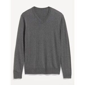 Old Navy Men's V-Neck Sweater - Size Large - Dark Heather Grey - NWT